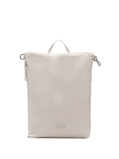 Marc O'polo Logo-plaque Backpack In White