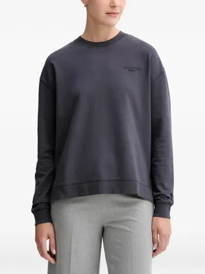 Marc O'polo Logo-print Cotton Sweatshirt In Green