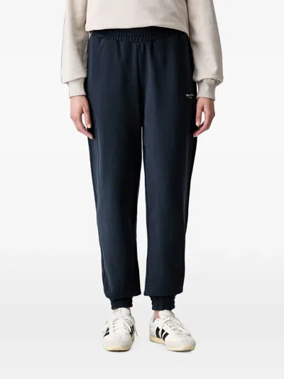 Marc O'polo Logo-print Elasticated Track Pants In Blue