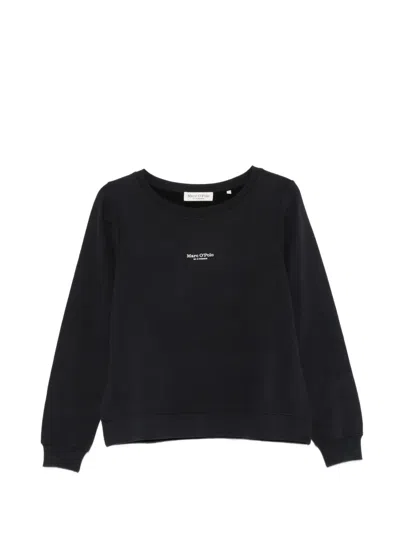 Marc O'polo Logo-print Sweatshirt In Black