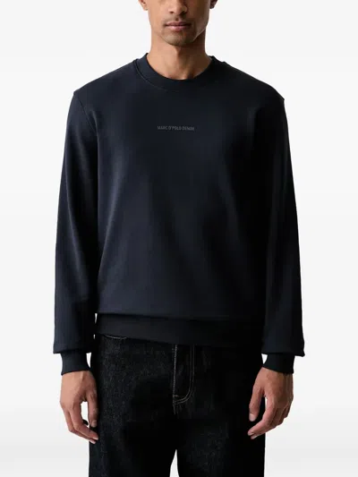 Marc O'polo Logo-print Sweatshirt In Blue