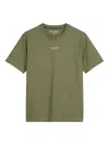 Marc O'polo Logo-print Crew-neck T-shirt In Green