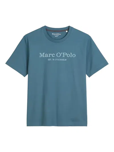 Marc O'polo Logo-print T-shirt In Blue