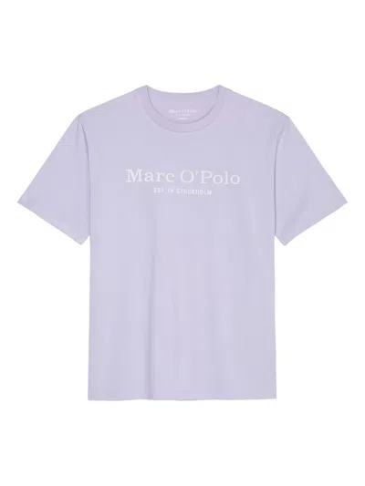 Marc O'polo Logo Print T-shirt In Purple