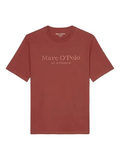 Marc O'polo Logo-print T-shirt In Brown