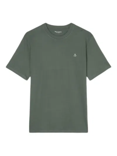 Marc O'polo Logo-detailed T-shirt In Green