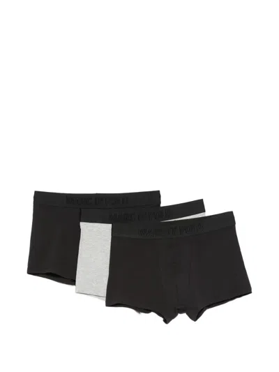 Marc O'polo Logo-waistband Boxers (set Of Three) In Multi