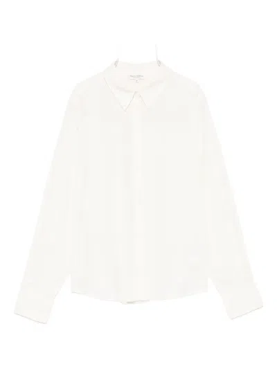 Marc O'polo Long-sleeve Button-down Shirt In White