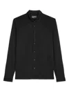 Marc O'polo Long-sleeve Button-up Shirt In Black