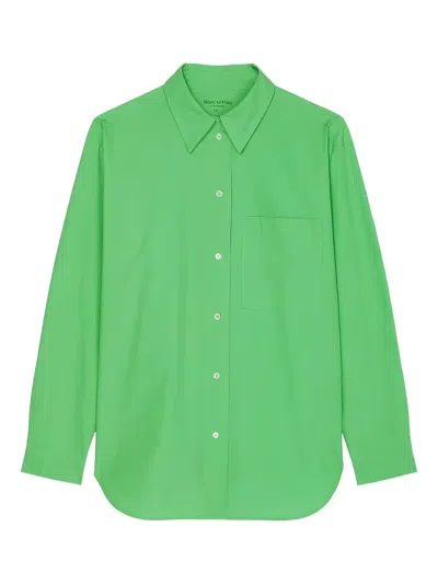 Marc O'polo Langärmeliges Hemd In Green