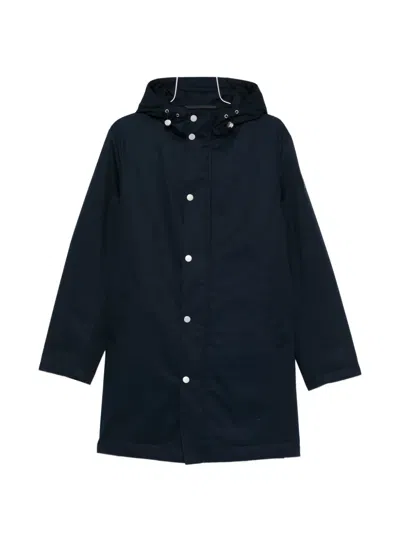 Marc O'polo Long-sleeve Coat In Blue