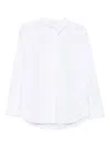 Marc O'polo Long-sleeve Collared Shirt In White