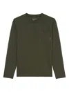 Marc O'polo Long-sleeve Pocket T-shirt In Green