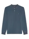 Marc O'polo Long-sleeve Polo Shirt In Blue