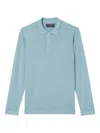 Marc O'polo Long-sleeve Polo Shirt In Blue