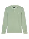Marc O'polo Long-sleeve Polo Shirt In Green