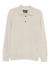 Marc O'polo Long-sleeve Polo Shirt In Neutral