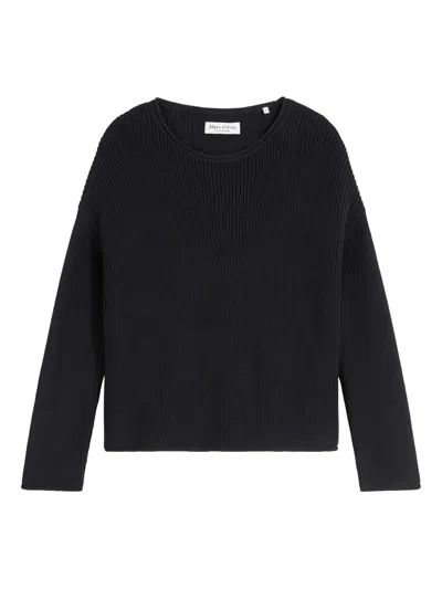 Marc O'polo Long-sleeve Sweater In Black