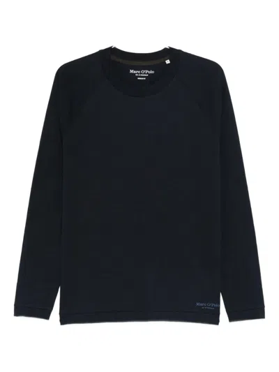 Marc O'polo Long-sleeve T-shirt In Blue