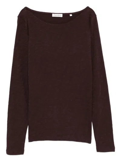 Marc O'polo Long-sleeve T-shirt In Red