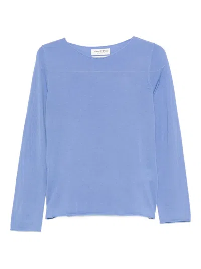 Marc O'polo Long-sleeve Top In Blue