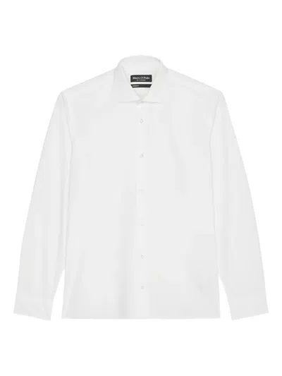 Marc O'polo Long-sleeves Button-down Shirt In White