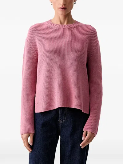 Marc O'polo Long-sleeve Sweater In Pink