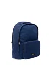 Marc O'polo Medium Logo-patch Backpack In Blue