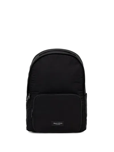 Marc O'polo Medium Padded Pocket Backpack In Black