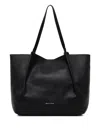 Marc O'polo Medium Pebbled Tote Bag In Black