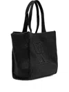 Marc O'polo Medium Saria Woven Tote Bag In Black