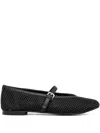 Marc O'polo Mesh Buckled Ballet Flats