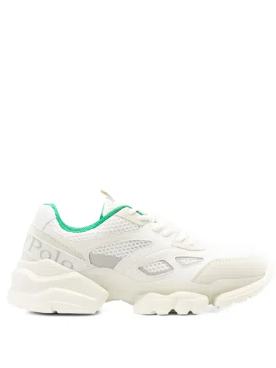Marc O'polo Mesh-paneled Chunky Sneakers In White