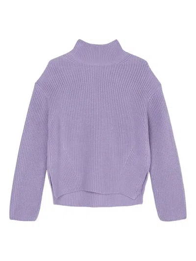 Marc O'polo Mock-neck Sweater In Purple