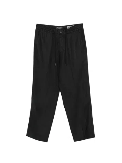 Marc O'polo Mossbo Drawstring Trousers In Black