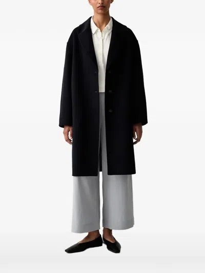 Marc O'polo Notched-lapels Single-breasted Coat In Animal Print