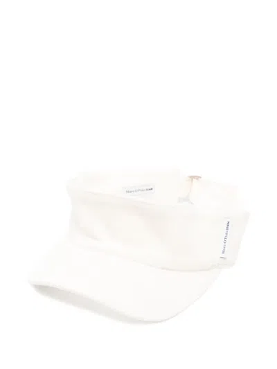 Marc O'polo Organic-cotton Visor Hat In White