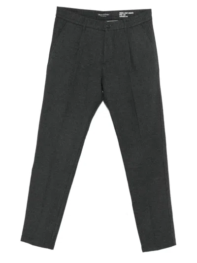 Marc O'polo Osby Pleated Trousers In Black