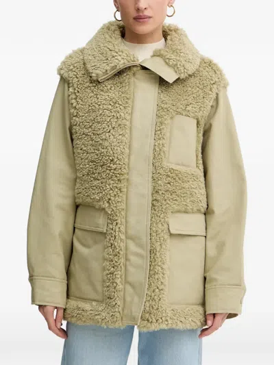 Marc O'polo Panelled Jacket In Neutral