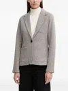 Marc O'polo Patch-pocket Button-fastening Jacket In Gray