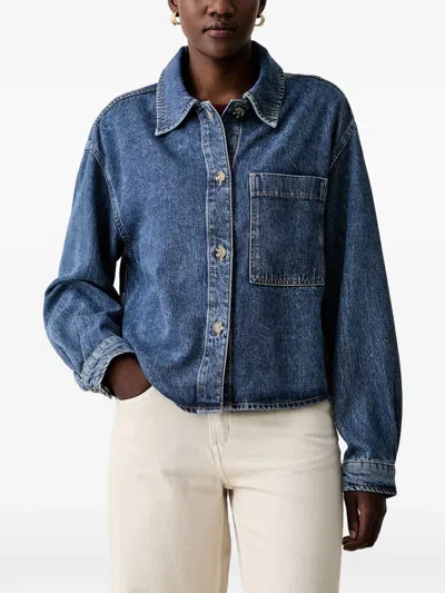 Marc O'polo Patch-pocket Denim Jacket In Blue