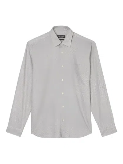 Marc O'polo Patterned Long-sleeve Shirt In Neutral
