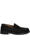 Marc O'polo Penny Suede Loafers In Black