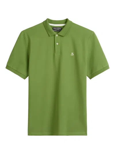 Marc O'polo Piqué Polo Shirt In Green
