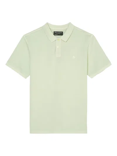 Marc O'polo Piqué Polo Shirt In Green