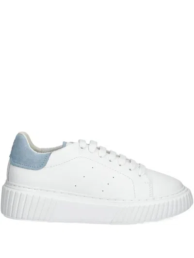 Marc O'polo Platform Lace-up Trainers In White