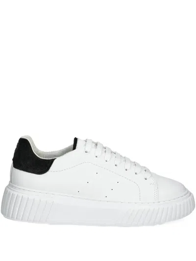 Marc O'polo Platform Leather Trainers In White