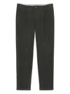Marc O'polo Pleated Corduroy Trousers In Black