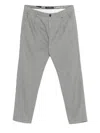 Marc O'polo Pleated-detail Tapered Trousers In Gray