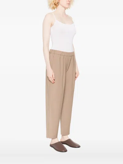 Marc O'polo Pleated-front Trousers In Neutral